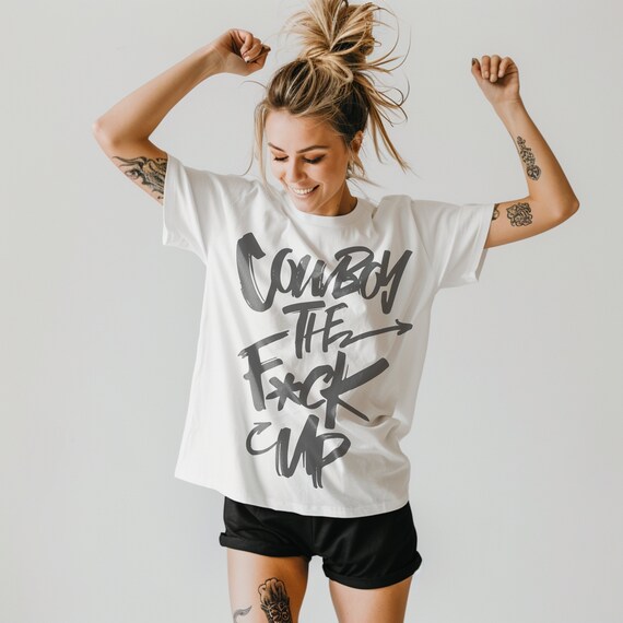 Retro Cowboy T-Shirt: Funny Rodeo Graphic Tee