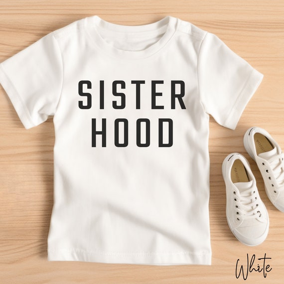 Sisterhood Toddler T-Shirt: Retro Sisters Matching Tee