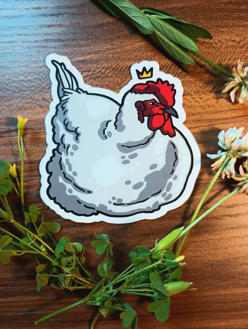 Royal Chicken Sticker - Etsy
