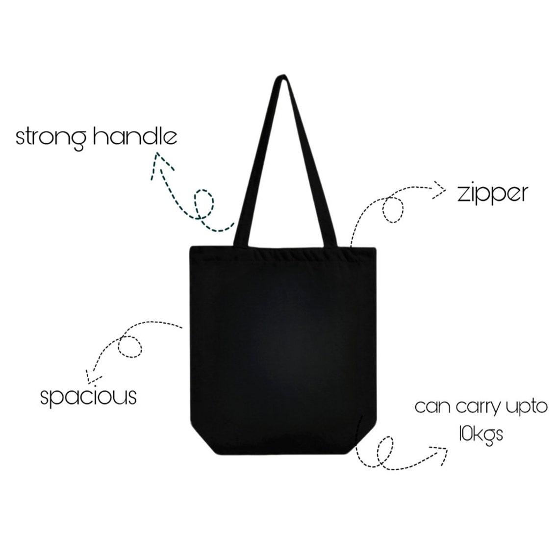 Plain Canvas Tote Bag, Shopping Bag, Bride Gift, Shoulder Bag , Women