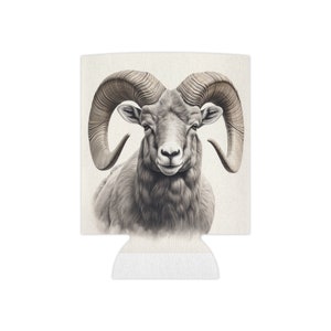 Big Horn Sheep Koozie - Can Cooler - Koozie - Wildlife Koozie - Wildlife Can Cooler - Gifts for him - Gifts for her - Animal Can Cooler