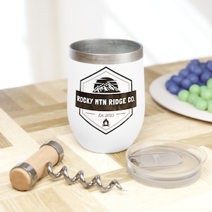 Logo wine tumblr | Drinkware | Insulated cup | Chill Wine Tumbler | Gifts for her | Gifts for him | Gifts for friends