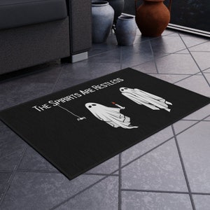 Halloween Welcome Mat, Spooky Decor, Halloween Outdoor Rug, Halloween Gifts, Outdoor Rug for Front Porch, Front Porch Decor