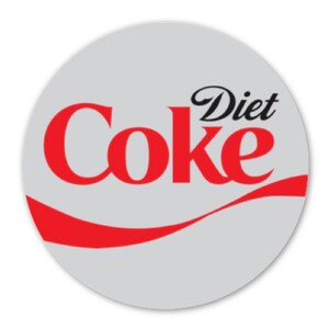 Diet Coke Sticker (3inch)