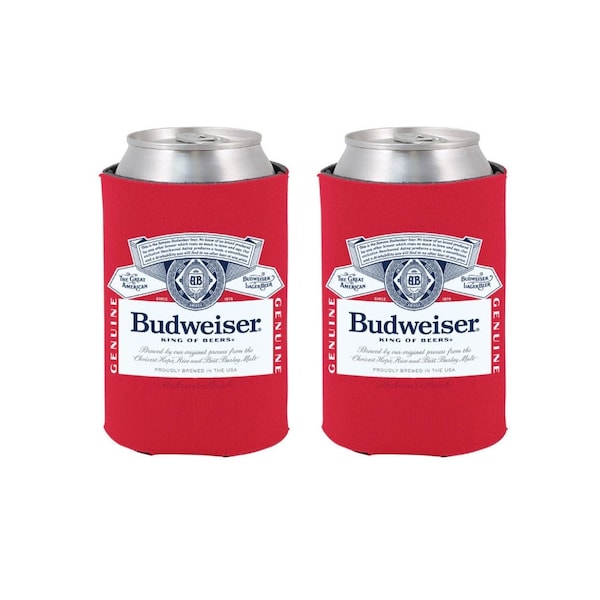 Budweiser Can Coolie Cozie | Free shipping