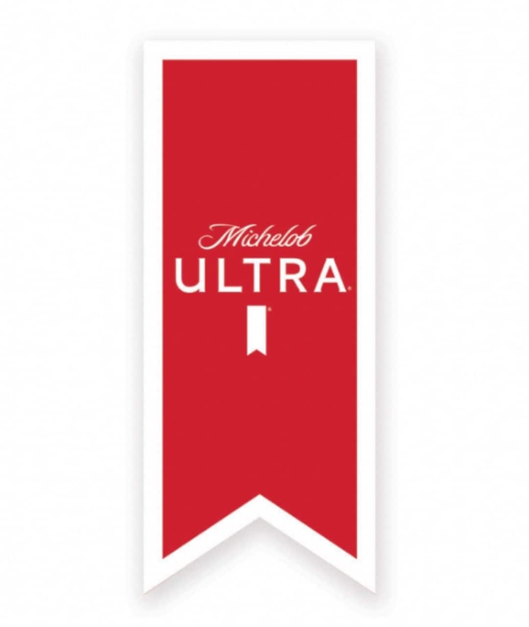 Michelob Ultra Ribbon Sticker - Etsy