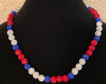 Bryce Harper Phillies Beaded Pollyanna Rhinestone Necklace | Acuna Alvarado, Franco, Cabrera | MLB rally necklace