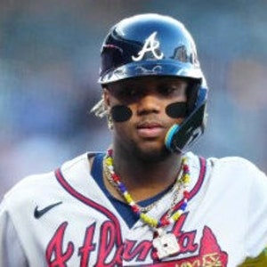 WITH STARS Ronald Acuna Jr Beaded Pollyanna Rhinestone Necklace Atlanta Braves Baseball necklace Custom color/patterns also available image 4