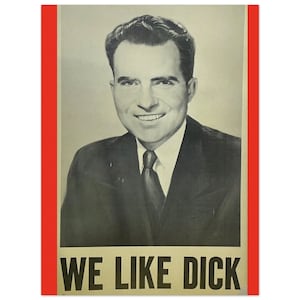 Póster de papel mate con calidad de museo: Póster de la campaña de Richard Nixon de 1952