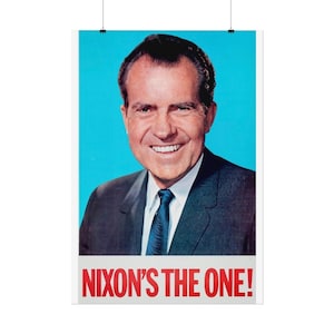 Rolled Posters Richard Nixon Poster Gift for Brother Gift for Man Gift for Republican