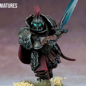 Commission - Painted Grimdark Blade Champion Adeptus Custodes 40k