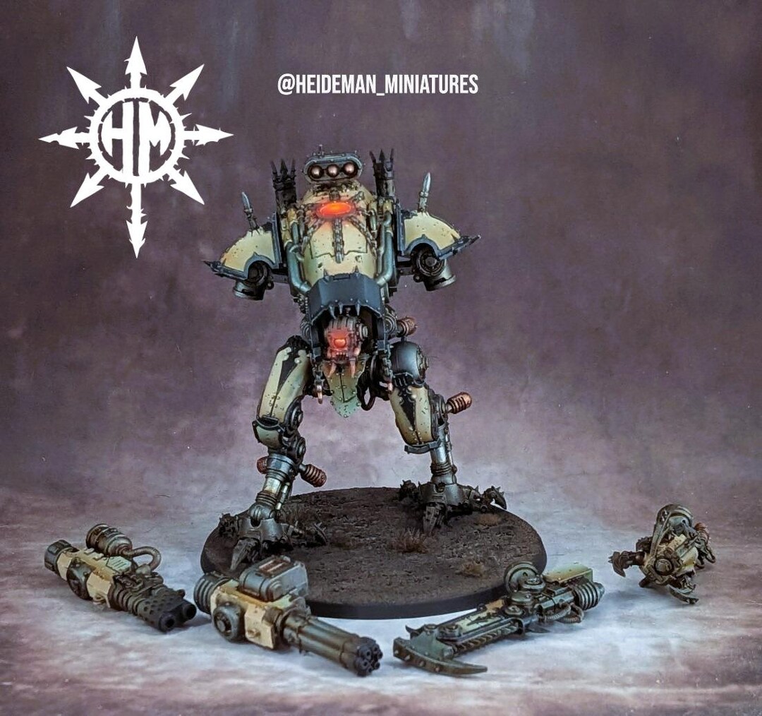 Games Workshop Chaos Knight War Dog Karnivore Stalker Hull Bits – Warhammer 40k, Imperial Knights