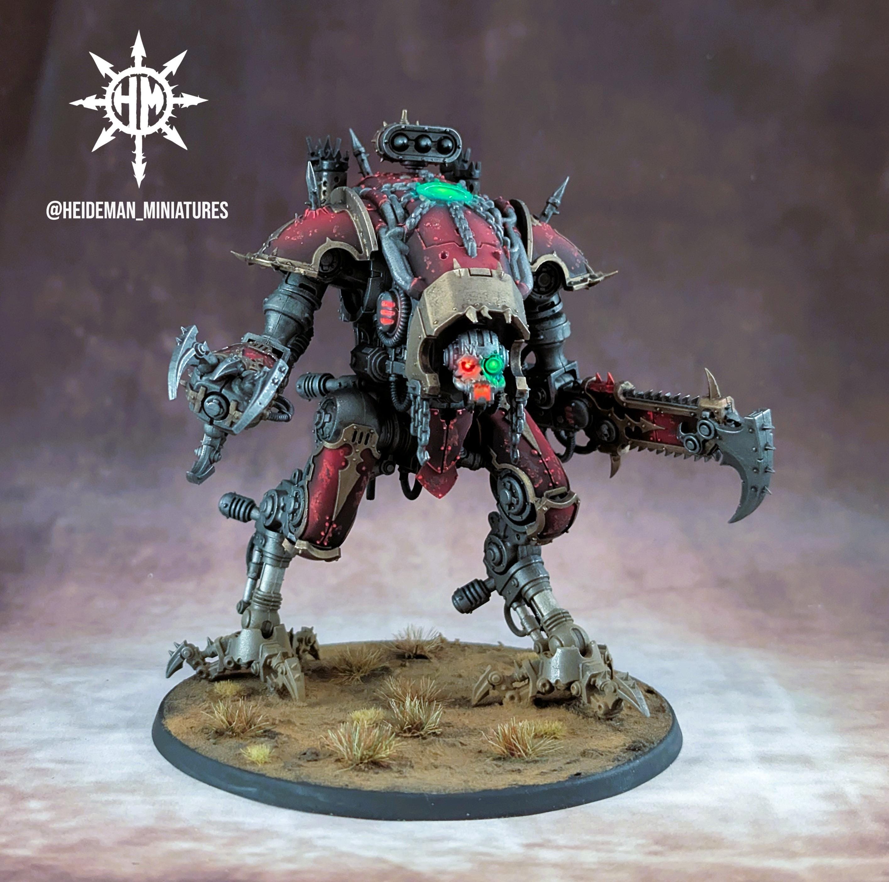 1x Painted Chaos Knight War Dog Karnivore Brigand Stalker Khorne