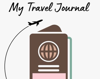 Travel Journal for Tween Teen Girls | Instant Download | Summer Vacation | Packing List | Writing Prompts | Travel Diary | Kids Road Trip