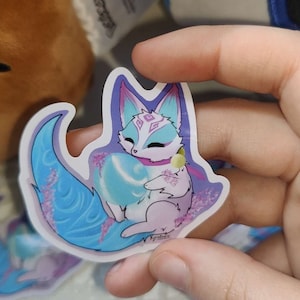 Stickers Ahri spirit blossom Fox form