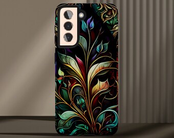Stained Glass Phone Case, iPhone Tough Phone Case, Samsung Galaxy Tough Case, Popular Phone Cover, Everyday Phone Cases