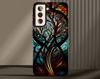 Stained Glass Phone Case, iPhone Tough Phone Case, Samsung Galaxy Tough Case, Popular Phone Cover, Everyday Phone Cases