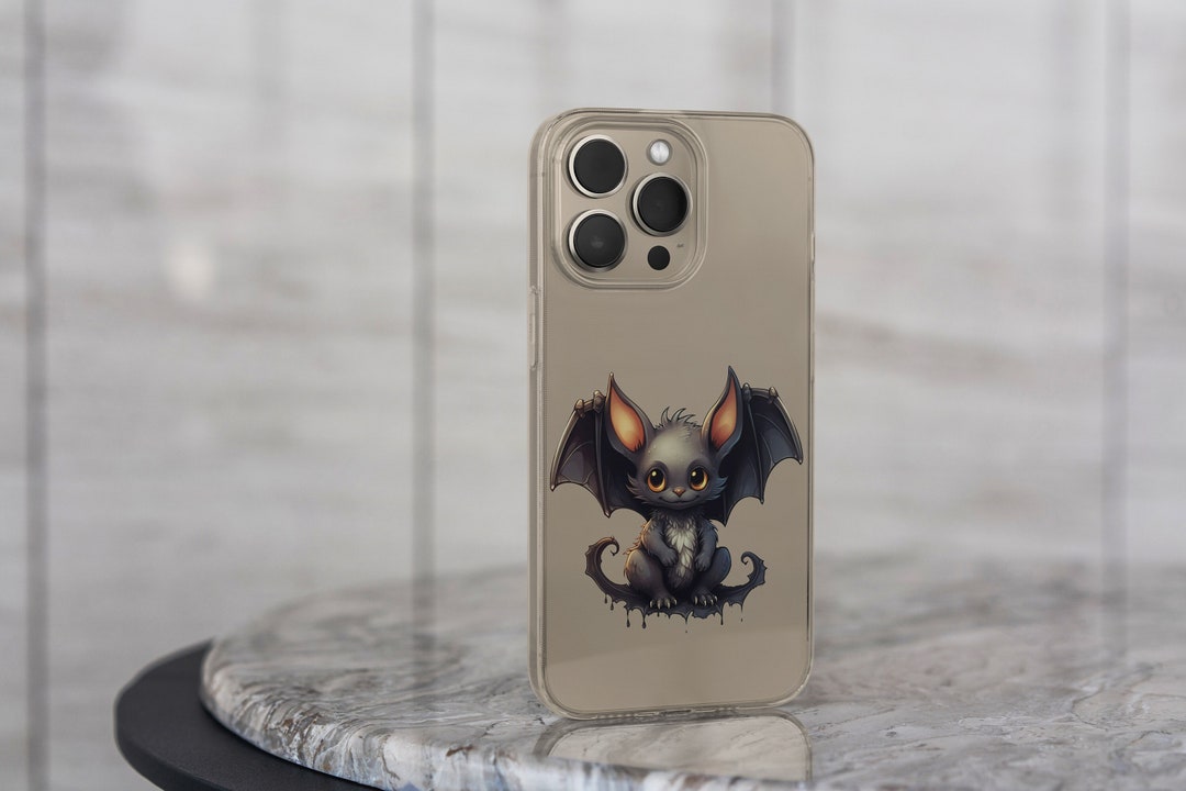 Cartoon Bat Clear Cases for Iphones and Samsung Galaxy Phones, Perfect ...
