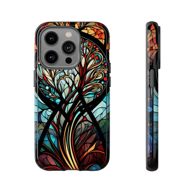 Stained Glass Phone Case, iPhone Tough Phone Case, Samsung Galaxy Tough Case, Popular Phone Cover, Everyday Phone Cases image 6