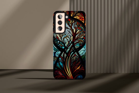 Stained Glass Phone Case, iPhone Tough Phone Case, Samsung Galaxy Tough Case, Popular Phone Cover, Everyday Phone Cases