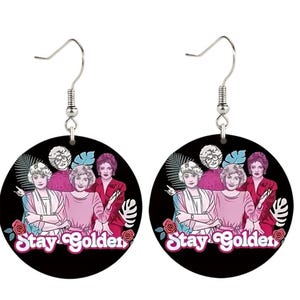 Stay Golden Earrings Inspired by Golden Girls