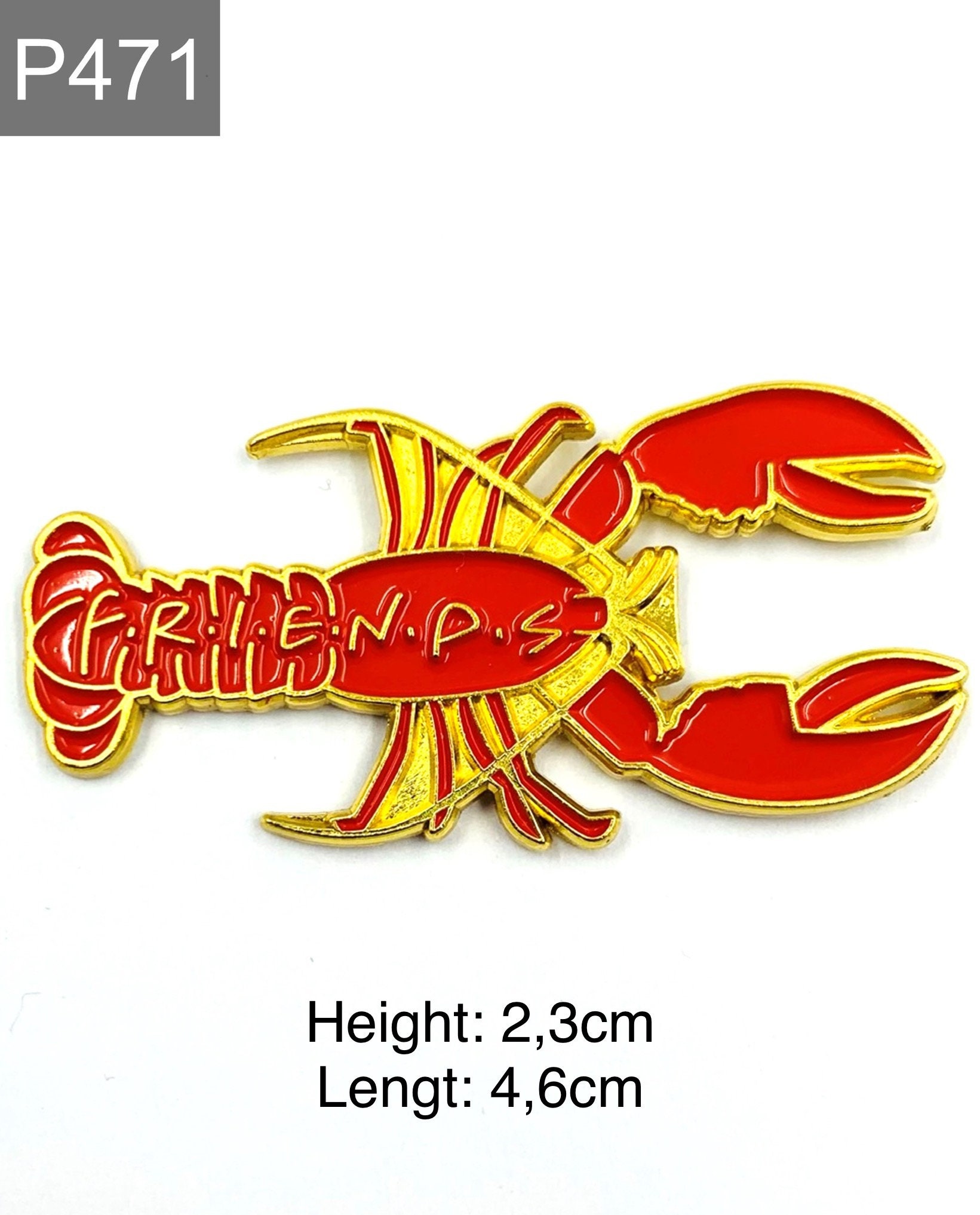 Neue Emaille Pin Friends Hummer Spruch Metall Stecker Etsy