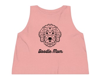 Doodle Mom Cropped Tank Top