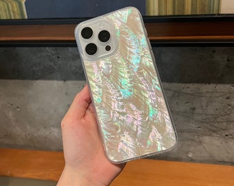 iPhone Case Made of Genuine Mother of Pearl, for iPhone 16 15 14 13 12 11 Pro Plus & Pro Max