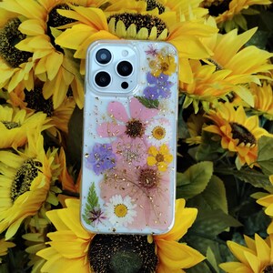 Phone Case with Flower Pattern, Floral Case for iPhone and Samsung