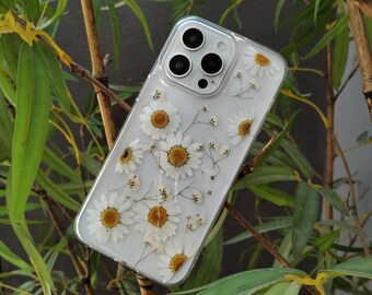 Handyhülle mit Blumen Muster, Floral Case für iPhone und Samsung
