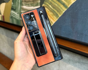 Samsung Galaxy Z Fold-hoesje met met pennenhouder en standaard, voor Samsung Galaxy Z Fold 7, Z Fold 6, Z Fold 5