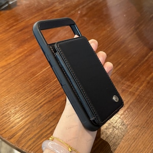 Custodia per telefono con porta carte e pulsante magnetico, per Google Pixel 8, Pixel 8A, Pixel 8 Pro
