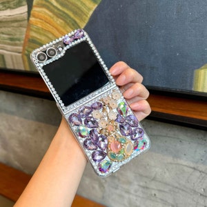 Samsung Galaxy Z Flip 5 & Z Flip 6 Fashion-hoesje met diamant