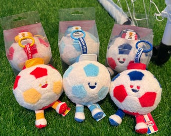 Cute 2026 World Cup Plush Mascot Bag Charm Gift For Football Fans