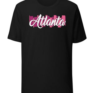 Atlanta City T-Shirt – Retro Style Graphic Tee – Geometric Design for Georgia Locals and ATL Fans