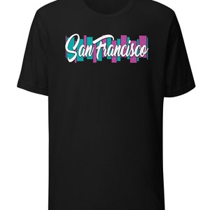 San Francisco City T-Shirt – Bay Area Retro Tee – Minimalist Graphic for CA Locals and Visitors