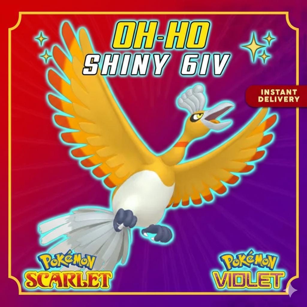 shiny ho oh pokemon card Pokémon Scarlet and Violet 6IV Competitive Free Shiny Pokedex Pokerus Rare Pokemon Fire Ability Golden Wing If this Pokémon is your Active Pokémon and is Knocked Out by damage from an opponents attack Shining Ho-Oh | Sun &