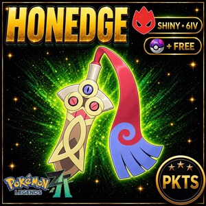 Pokemon Za Lvl 5 Adamant SHINY ALPHA 6IV Honedge Pokémon Legends ZA 6IV Competitive Battle Ready
