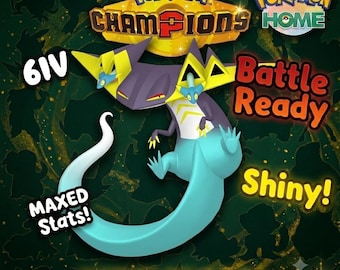 Shiny Dragapult Pokémon Champions 6IV Competitive Battle Ready