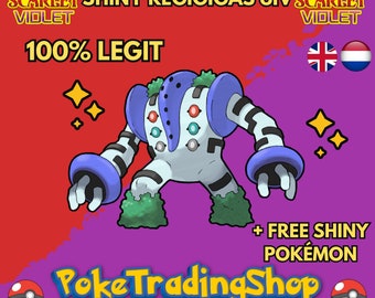 SHINY 6IV REGIGIGAS / Pokémon Scarlet and Violet / 6IV Pokemon / Shiny Pokemon / Competitive / Area Zero: Indigo Disk DLC / Free Shiny