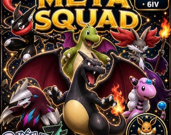 Shiny Battle Team Pokemon Legends ZA, Charizard Greninja Dragonite 6IV, 6x Competitive Battle Ready Bundle, Pokemon Trade