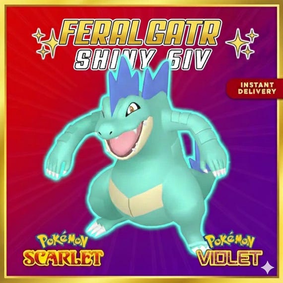 Pokémon Shiny 6IV à Choisir - Compatible Pokémon Légendes Z-A (Nintendo Switch) - Neuf