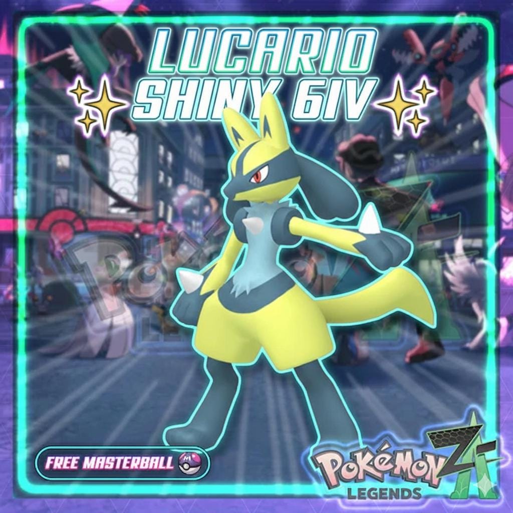 Lucario Shiny Mega Evolution