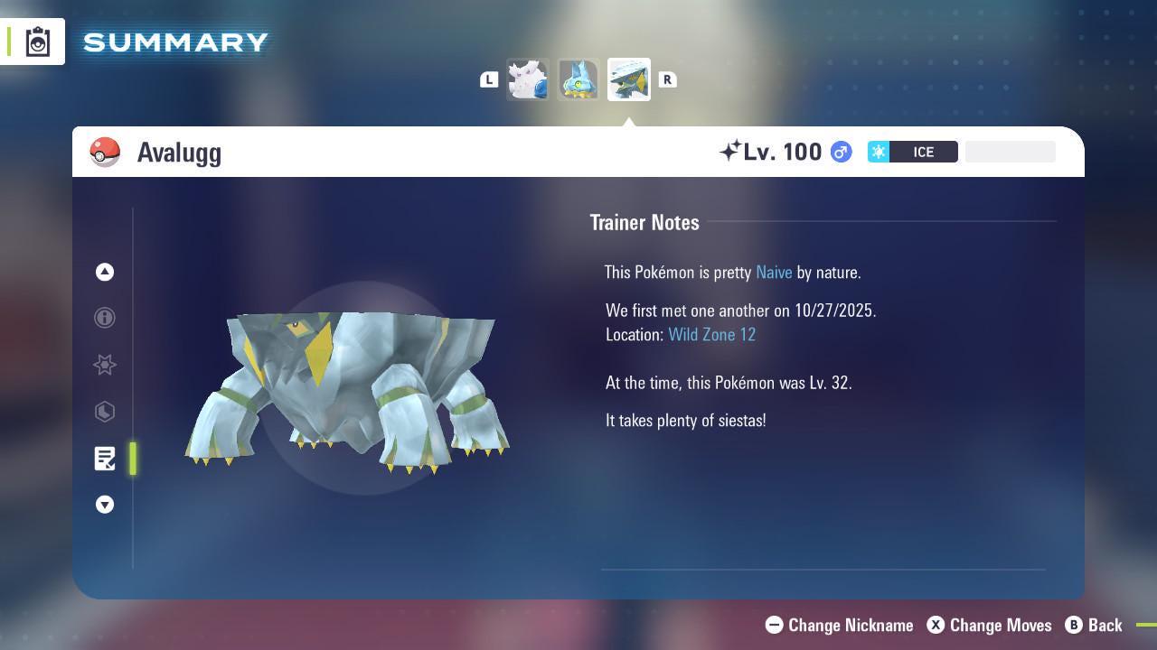 pokemon avalugg card Shiny Pokémon Legends ZA 6IV Competitive Battle Ready Description coming soon... ❄️🌨️🧊 #PokemonTCGPocket