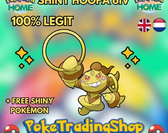 Pokemon HOME 6IV Shiny HOOPA / Pokemon Scarlet Violet / Pokemon Sword Shield, Pokemon Lets Go, Pokemon BdSp, Pokemon Legends Arceus