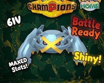 Shiny Metagross Pokémon Champions 6IV Competitive Battle Ready