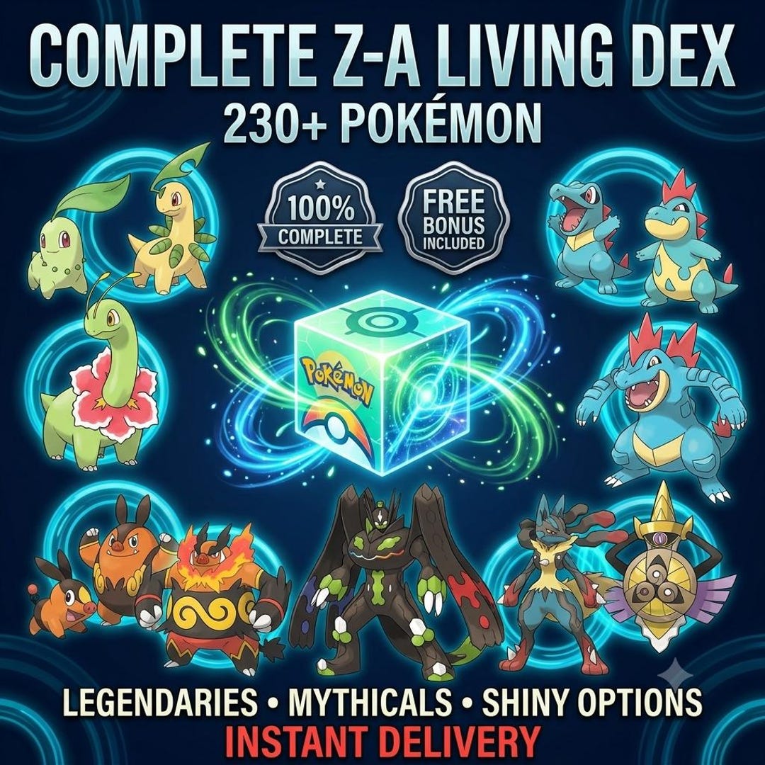 ポケモンZAコンプリートリビングデックス 色違いカロス地方ポケモン