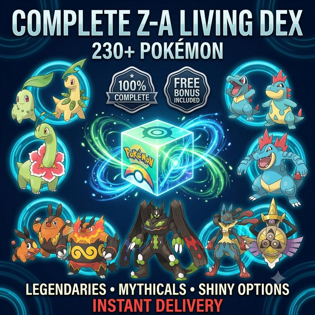 ポケモンZAコンプリートリビングデックス 色違いカロス地方ポケモン