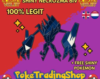 SHINY 6IV NECROZMA / Pokémon Scarlet and Violet / 6IV Pokemon / Shiny Pokemon / Competitive / Area Zero: Indigo Disk DLC / Free Shiny