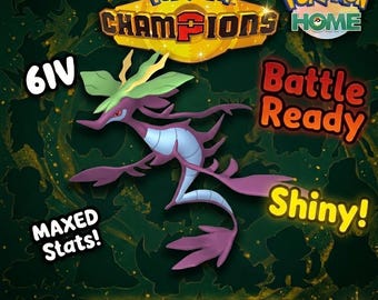 Shiny Dragalge Pokémon Champions 6IV Competitive Battle Ready